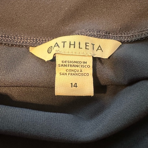 Athleta navy pants; sz 14 - Picture 3 of 5